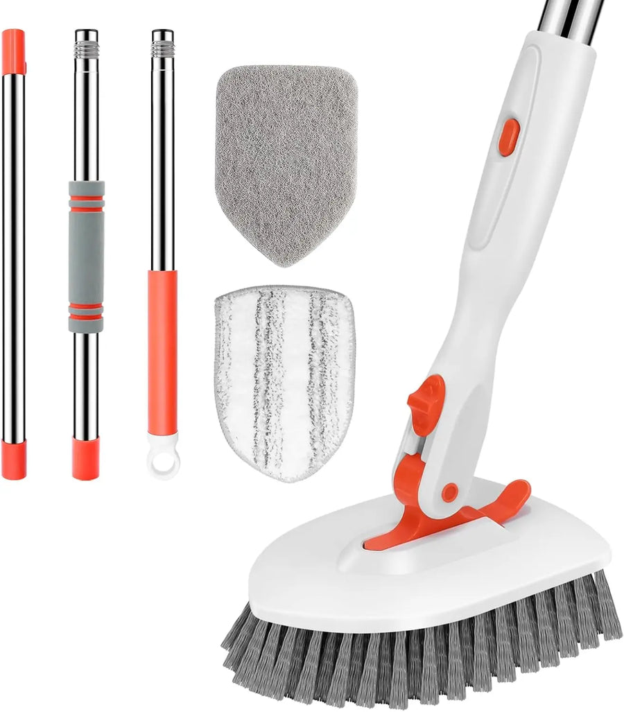 The scrubber and three included heads