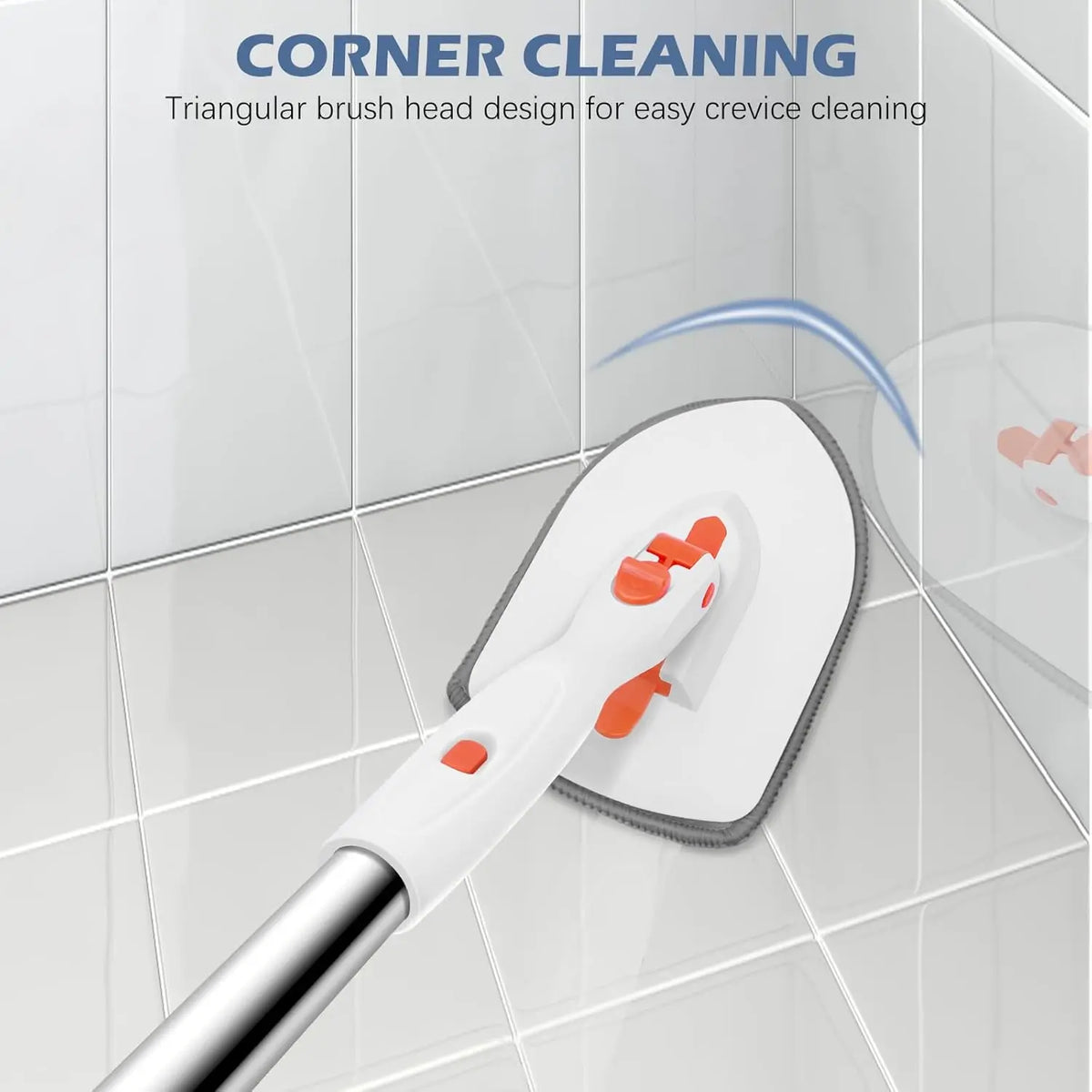 Telescoping Shower Wall Scrubber